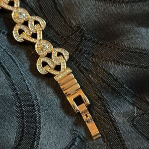 Croton  Rose Gold Plated Crystal Embellished Wristwatch